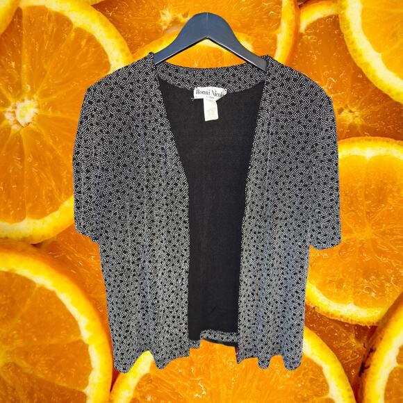 Ronni Nicole By Ouida Black and White 2 Piece Dress and Top Size 16 - Picture 6 of 8